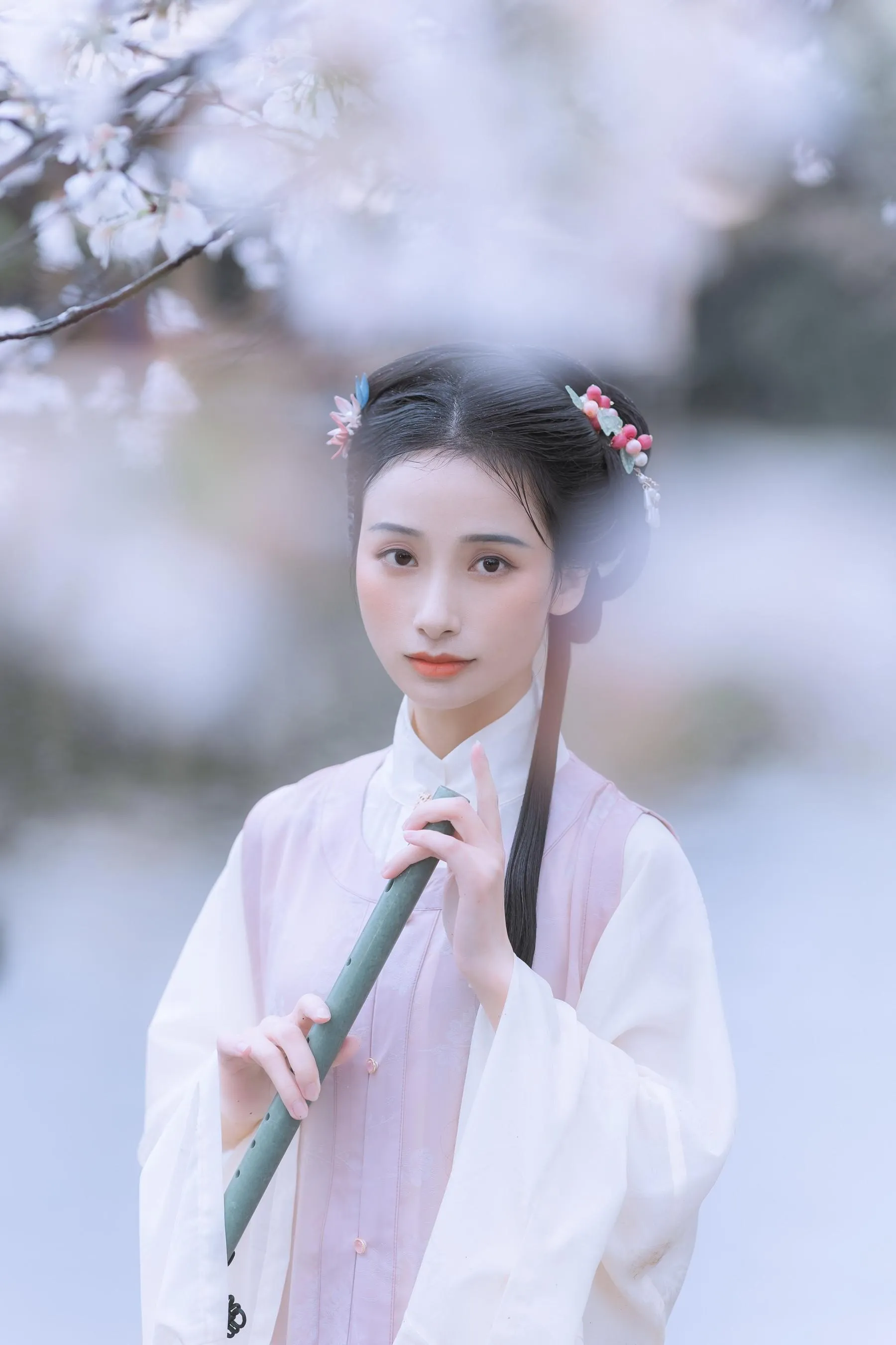 [艺图语] 2022.05.25 雨樱花 眸小妖 [46P]插图8